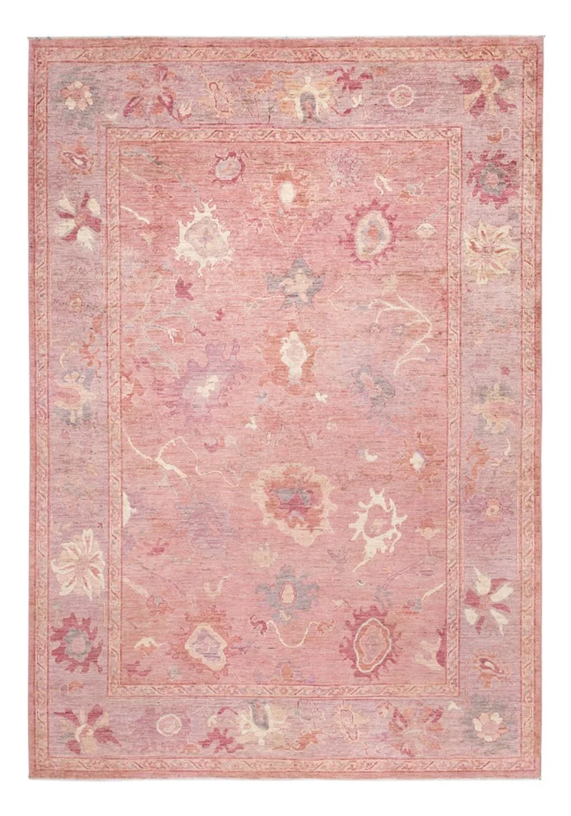 Usak Teppich 202x288cm - Orientteppich - hellrot