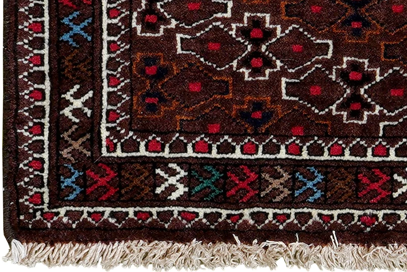 Turkman · Handgeknüpft – Bunt, 30x64 cm