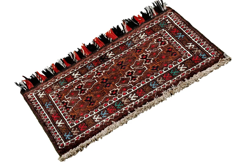 Turkman · Handgeknüpft – Bunt, 30x64 cm
