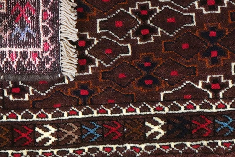 Turkman · Handgeknüpft – Bunt, 30x64 cm