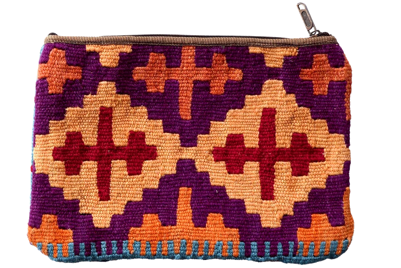 Kelim Bag · Handgefertigt – Bunt, 36x26 cm