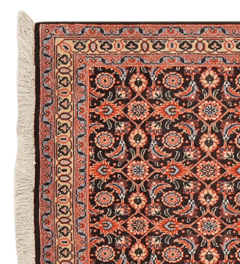 Tabriz 50 Raj · Handgeknüpft – Blau, 200x65 cm