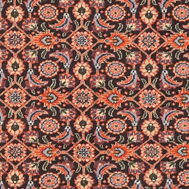Tabriz 50 Raj · Handgeknüpft – Blau, 200x65 cm