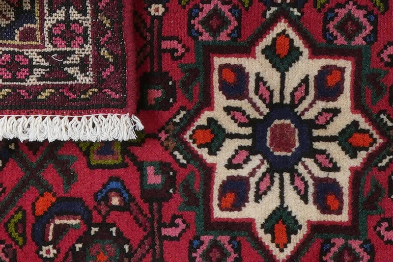 Hosseinabad · Handgeknüpft – Rot, 90x64 cm