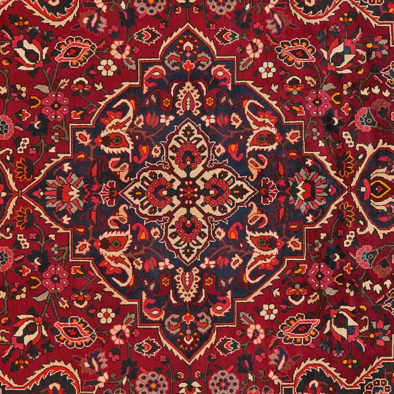 Bakhtiar · Handgeknüpft – Rot, 296x206 cm
