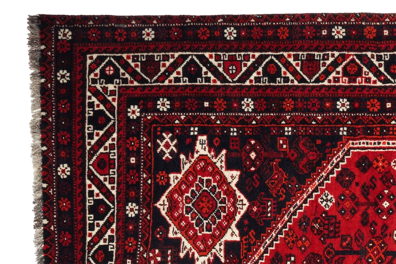 Gashgai · Handgeknüpft – Rot, 294x205 cm
