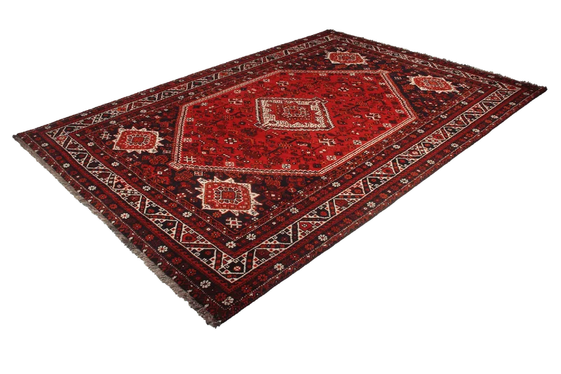 Gashgai · Handgeknüpft – Rot, 294x205 cm
