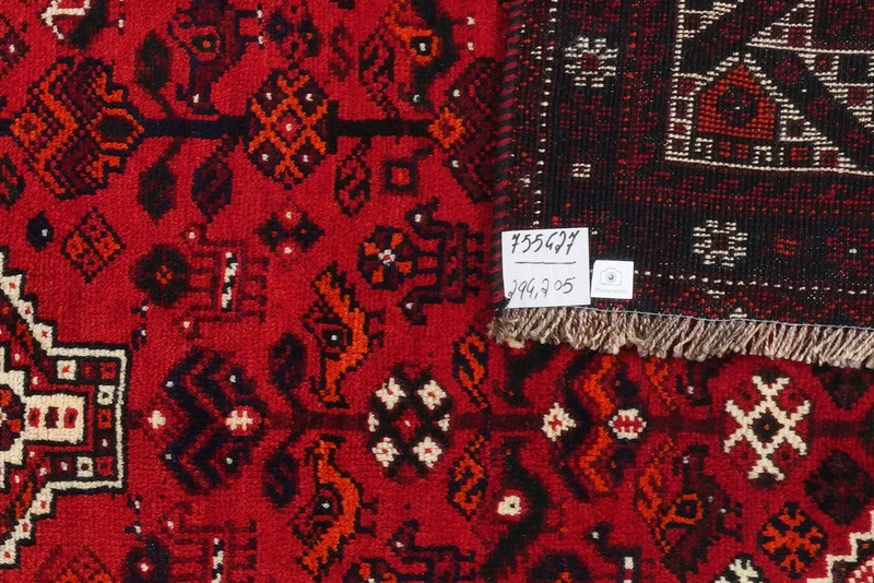 Gashgai · Handgeknüpft – Rot, 294x205 cm
