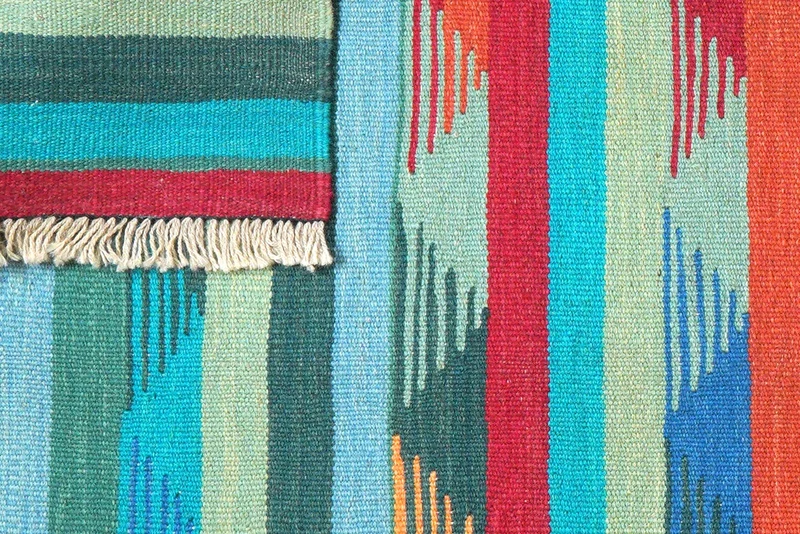 Kelim Gashgai · Handgewebt – Bunt, 156x100 cm