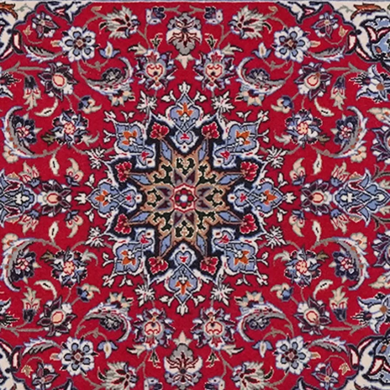 Isfahan · Handgeknüpft – Rot, 105x71 cm