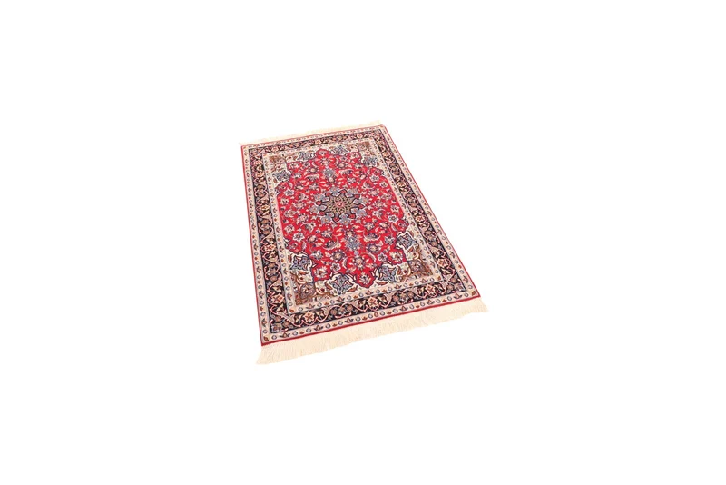 Isfahan · Handgeknüpft – Rot, 105x71 cm