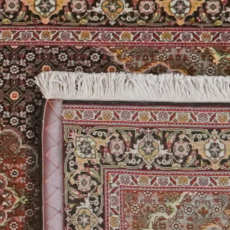 Tabriz 50 Raj · Handgeknüpft – Schwarz, 364x84 cm