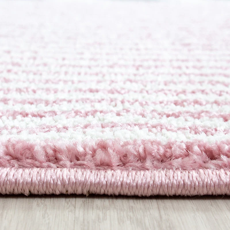 Kinder Teppich - Ava Bunt Rosa