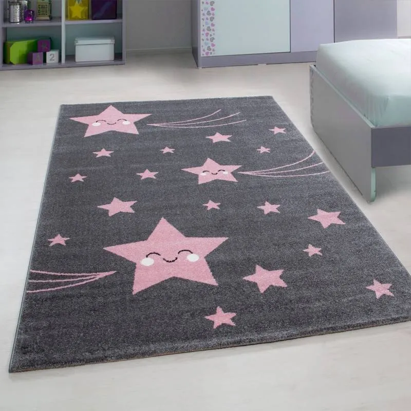 Kinderteppich - Anna Sterne Rosa