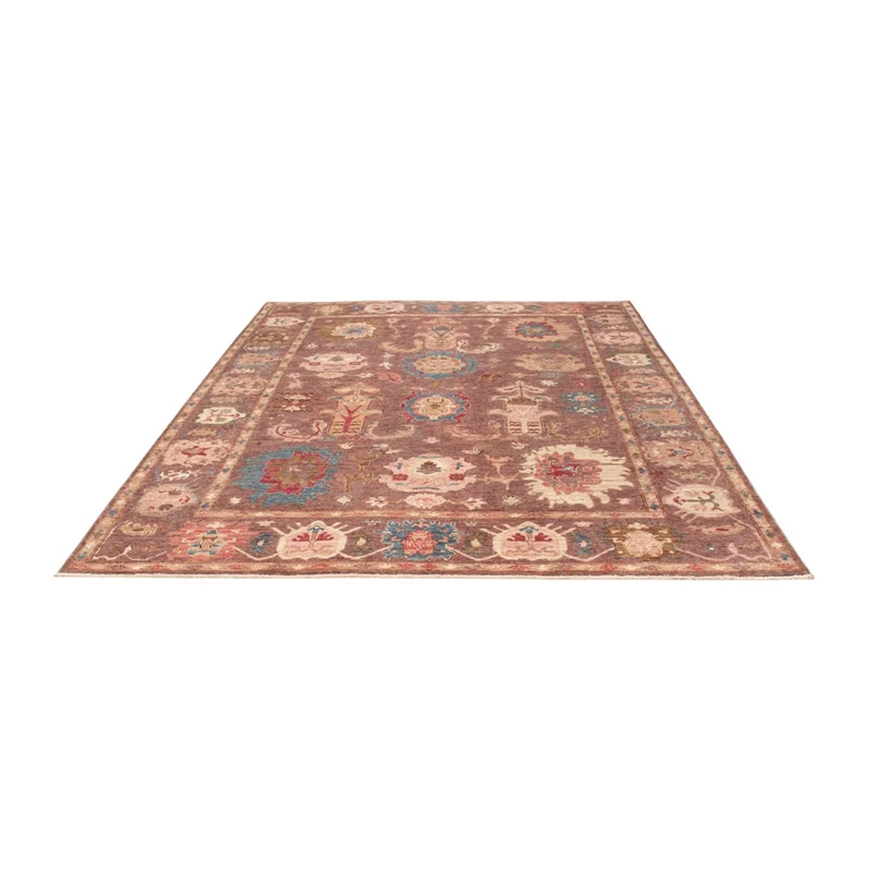Usak Teppich 203x277cm - Orientteppich - dunkelrot