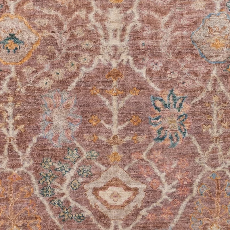 Usak Teppich 152x194cm - Orientteppich - dunkelbeige