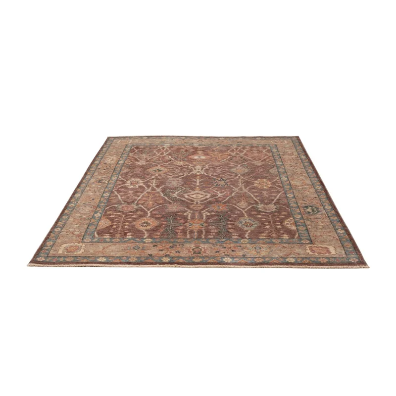 Usak Teppich 152x194cm - Orientteppich - dunkelbeige