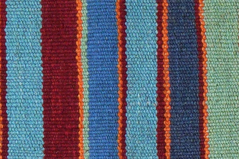 Kelim Gashgai · Handgewebt – Blau, 192x58 cm