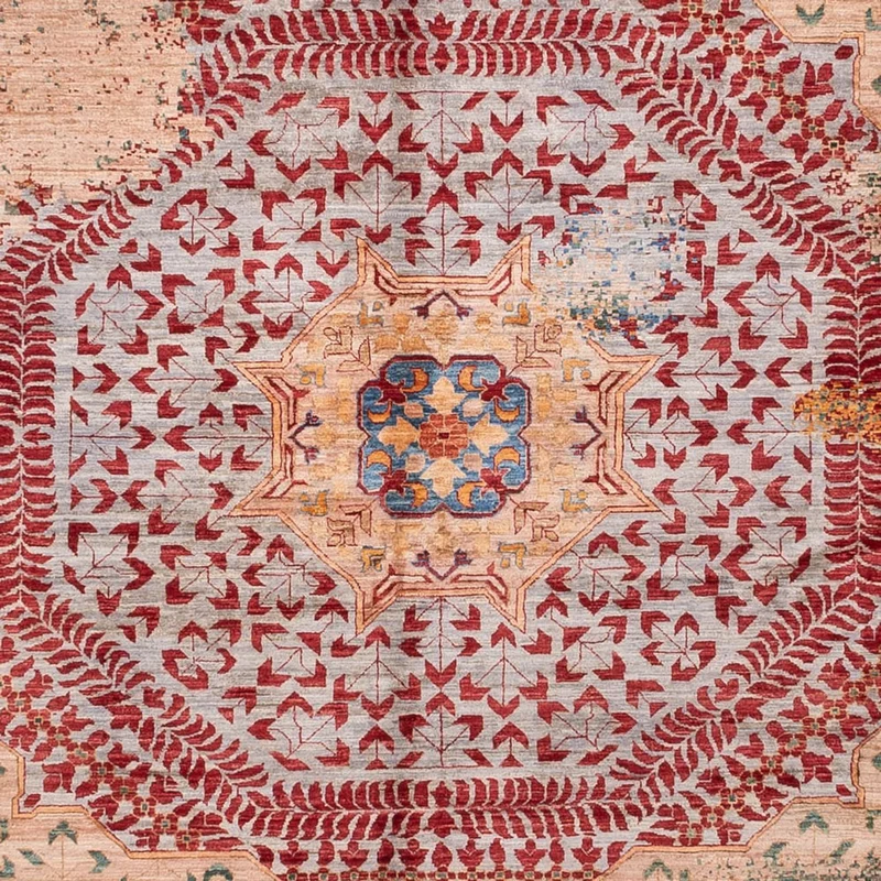 Designer Teppich 298x394cm - mehrfarbig