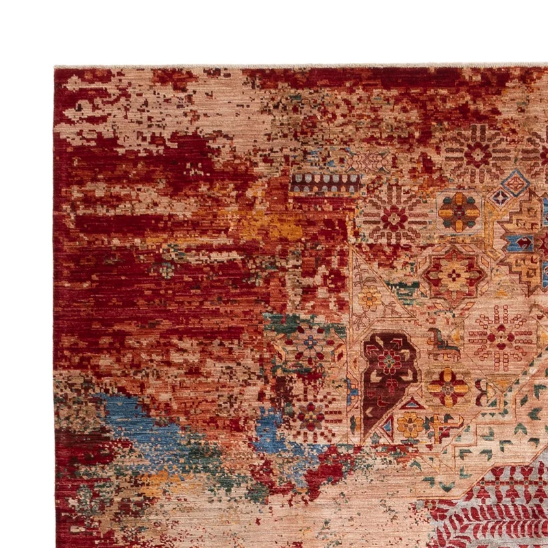 Designer Teppich 298x394cm - mehrfarbig