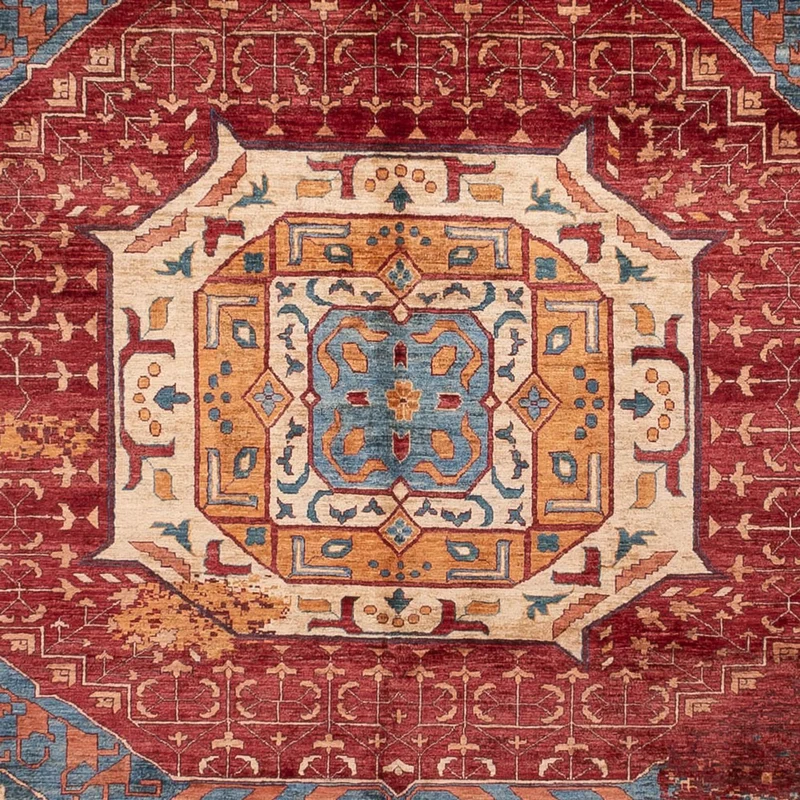 Designer Teppich 304x385cm - mehrfarbig