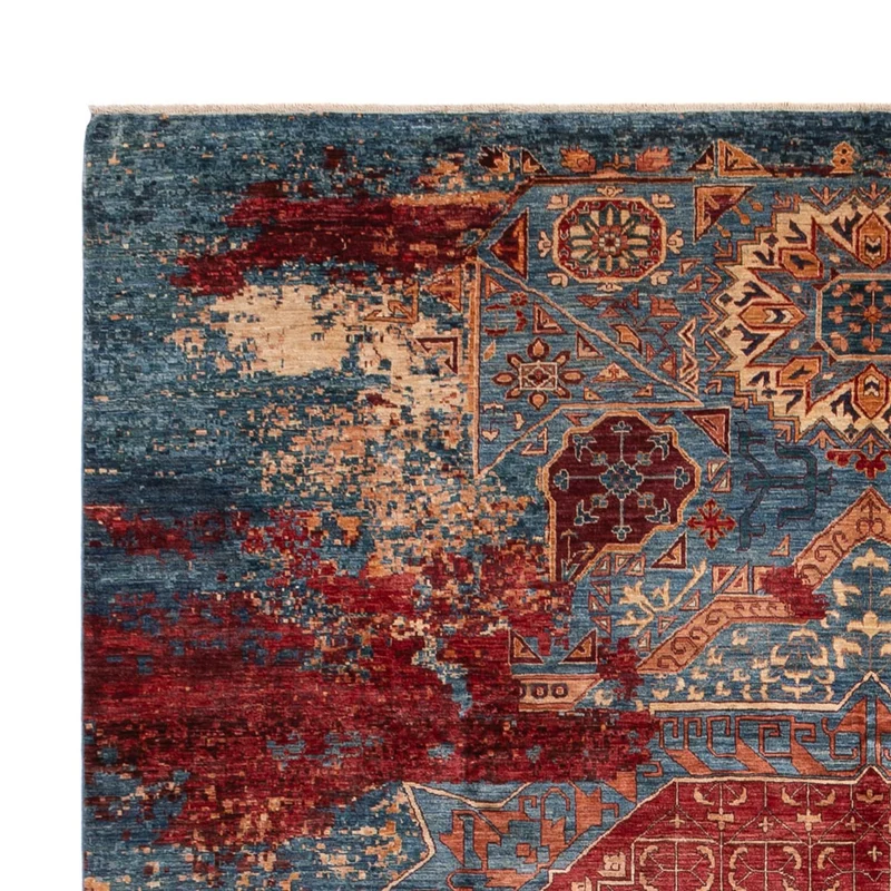 Designer Teppich 304x385cm - mehrfarbig