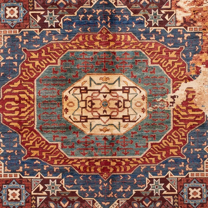 Designer Teppich 303x396cm - mehrfarbig