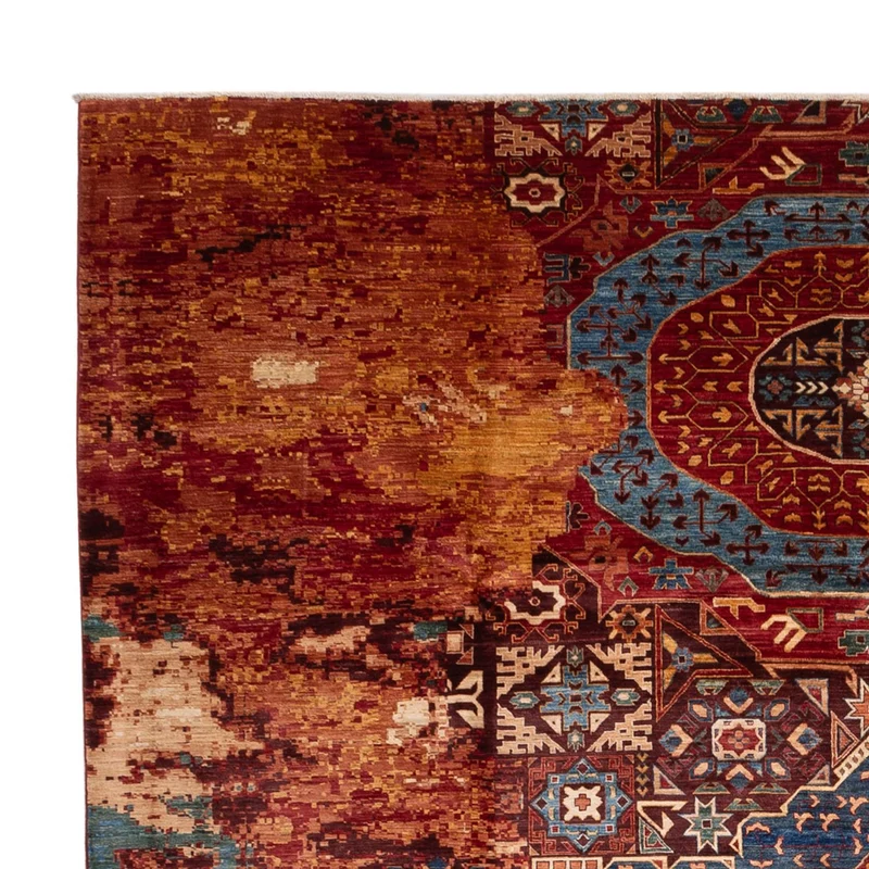 Designer Teppich 303x396cm - mehrfarbig