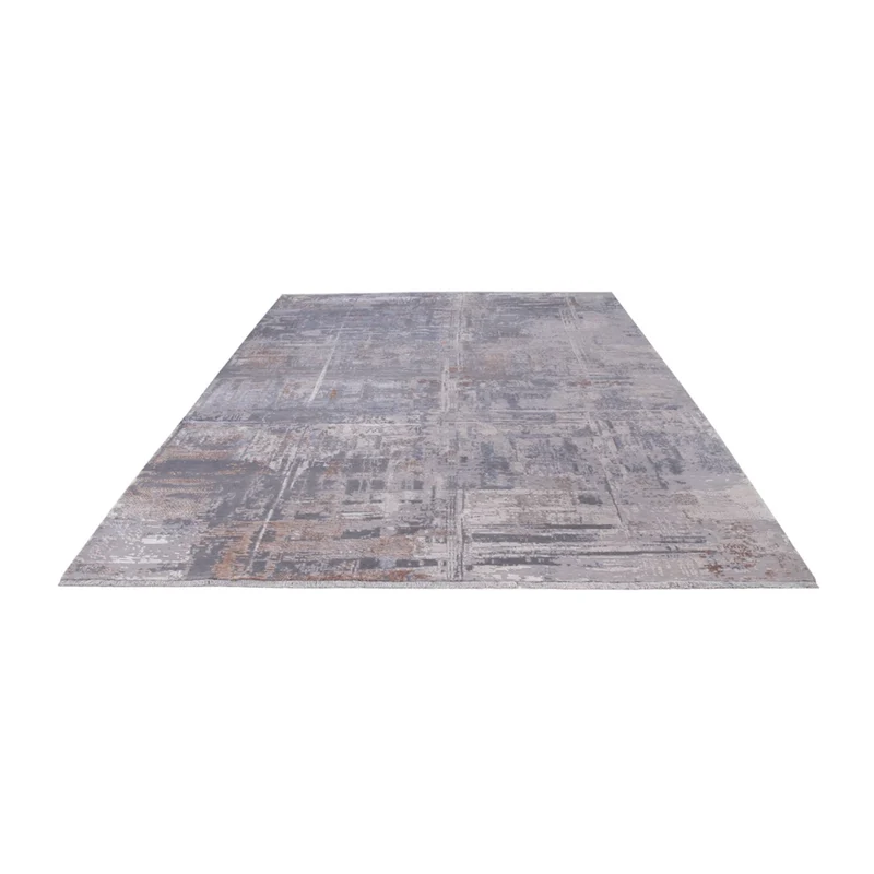 Designer Teppich - 250 x 353 cm - hellgrau