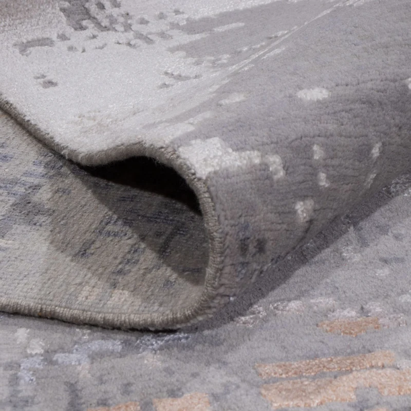 Designer Teppich 255x359cm - hellgrau