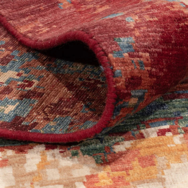 Designer Teppich 245x346cm - mehrfarbig