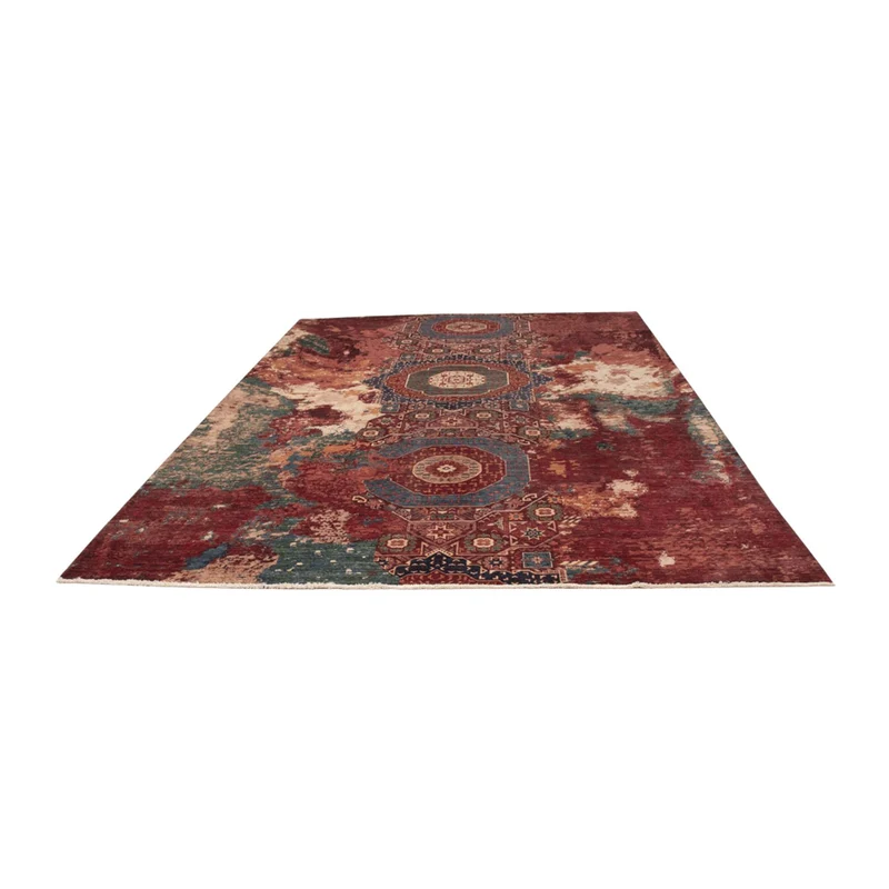 Designer Teppich 245x346cm - mehrfarbig