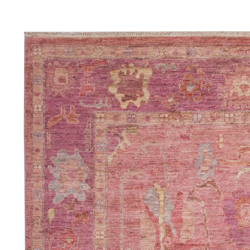 Usak Teppich 169x238cm - Orientteppich - hellrot