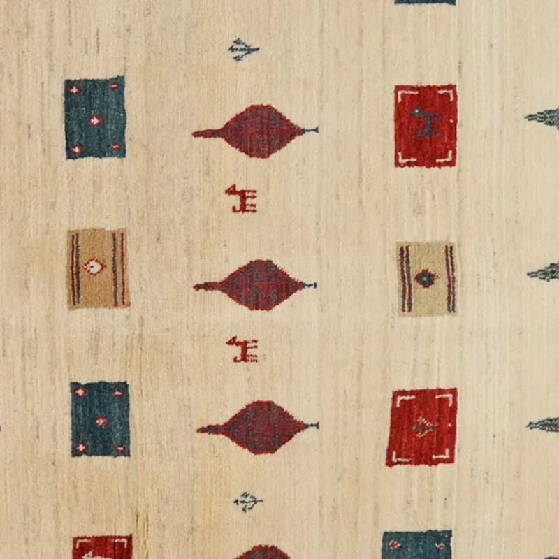 Rizbaf · Handgeknüpft – Beige, 182x129 cm