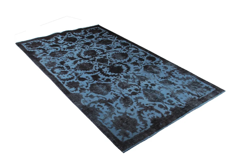 Vintage · Handgeknüpft – Blau, 260x159 cm