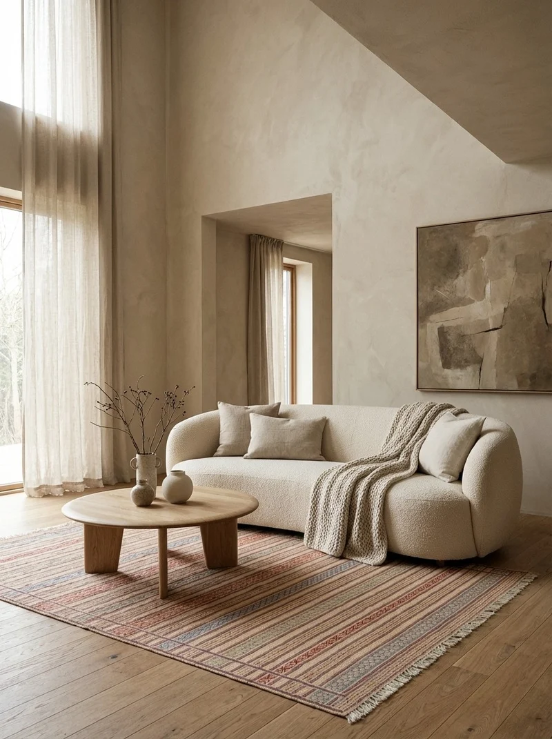 Kelim Kordi · Handgewebt – Beige, 245x171 cm