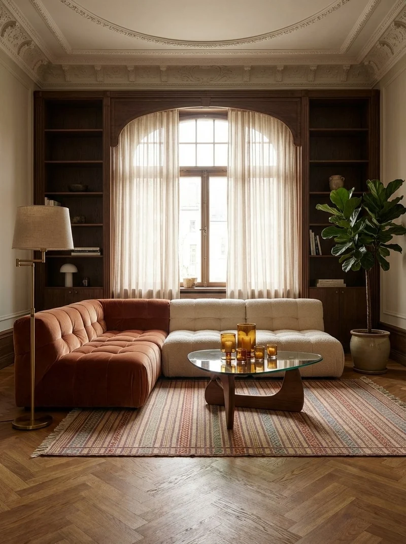 Kelim Kordi · Handgewebt – Beige, 245x171 cm
