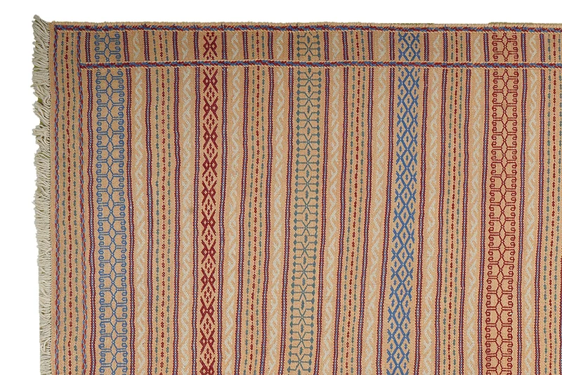 Kelim Kordi · Handgewebt – Beige, 245x171 cm