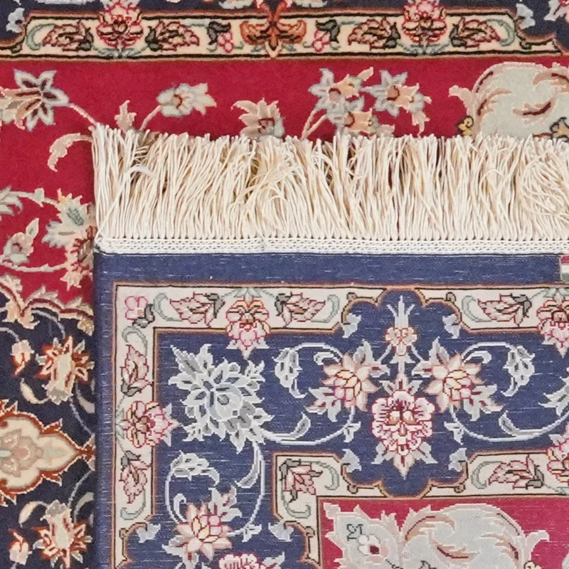 Isfahan · Handgeknüpft – Rot, 220x80 cm