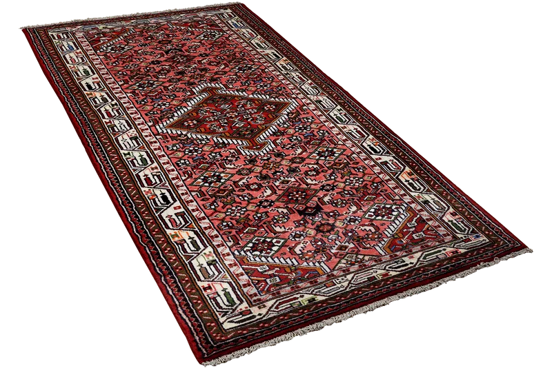 Assadabad · Handgeknüpft – Rot, 207x83 cm