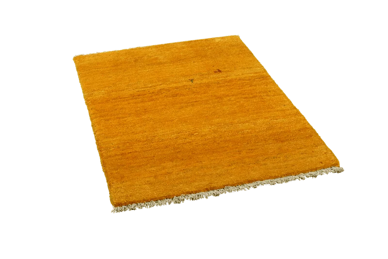 Gabbeh · Handgeknüpft – Gelb, 95x75 cm