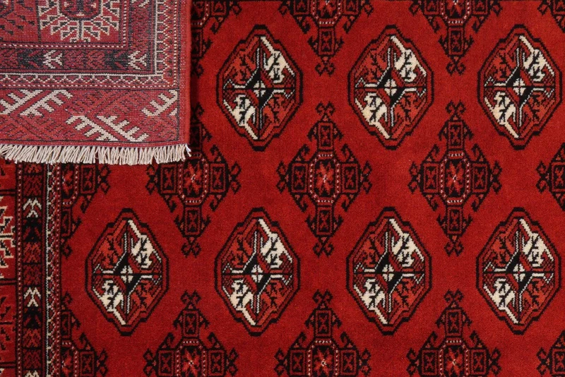 Turkman · Handgeknüpft – Rot, 294x210 cm