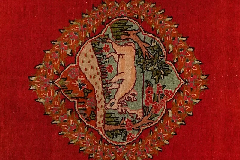 Bidjar · Handgeknüpft – Rot, 86x70 cm