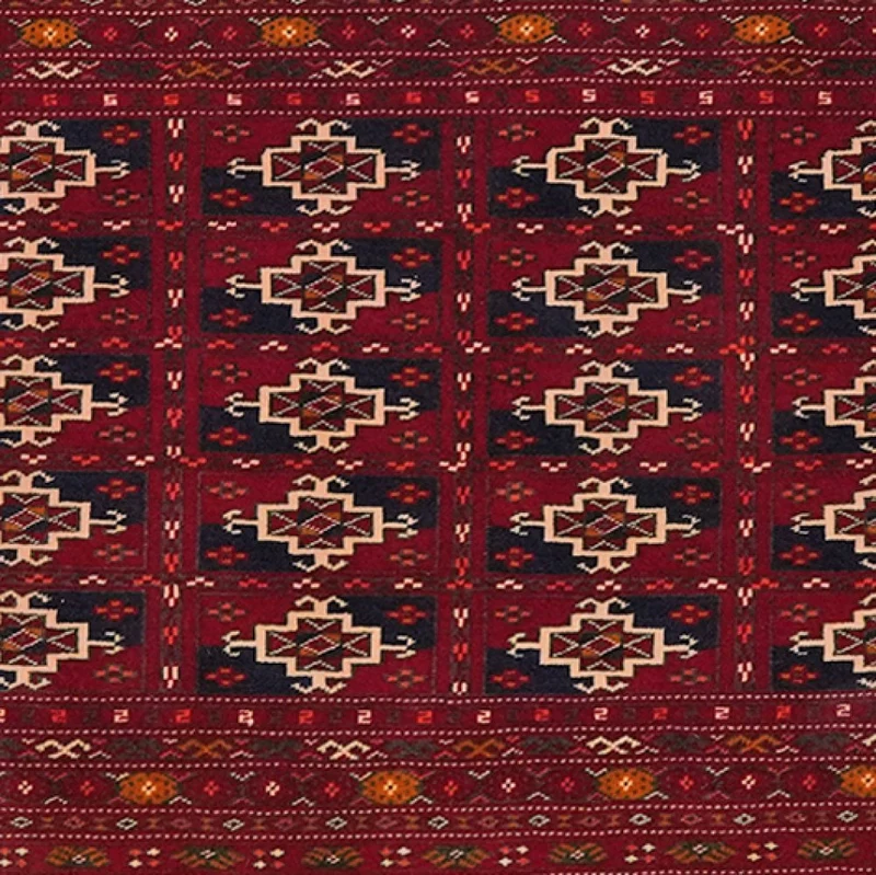 Turkman · Handgeknüpft – Rot, 73x134 cm