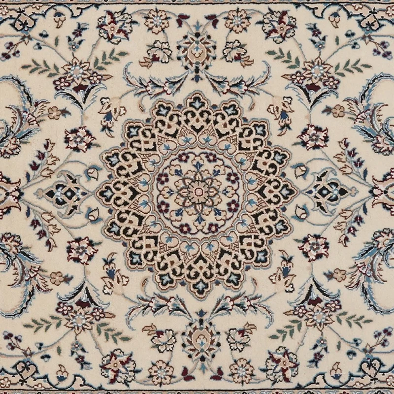 Nain 9La · Handgeknüpft – Beige, 186x115 cm
