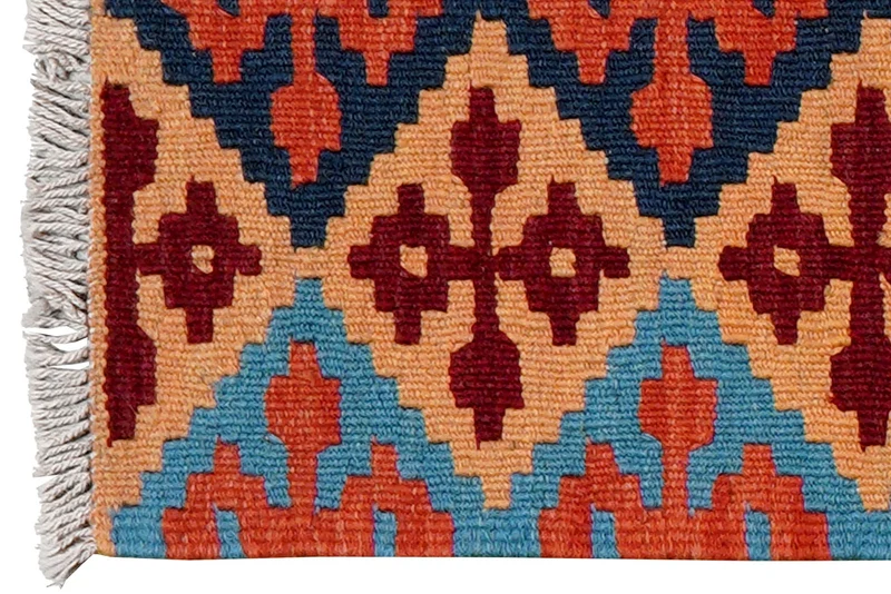 Kelim Gashgai · Handgewebt – Bunt, 63x44 cm