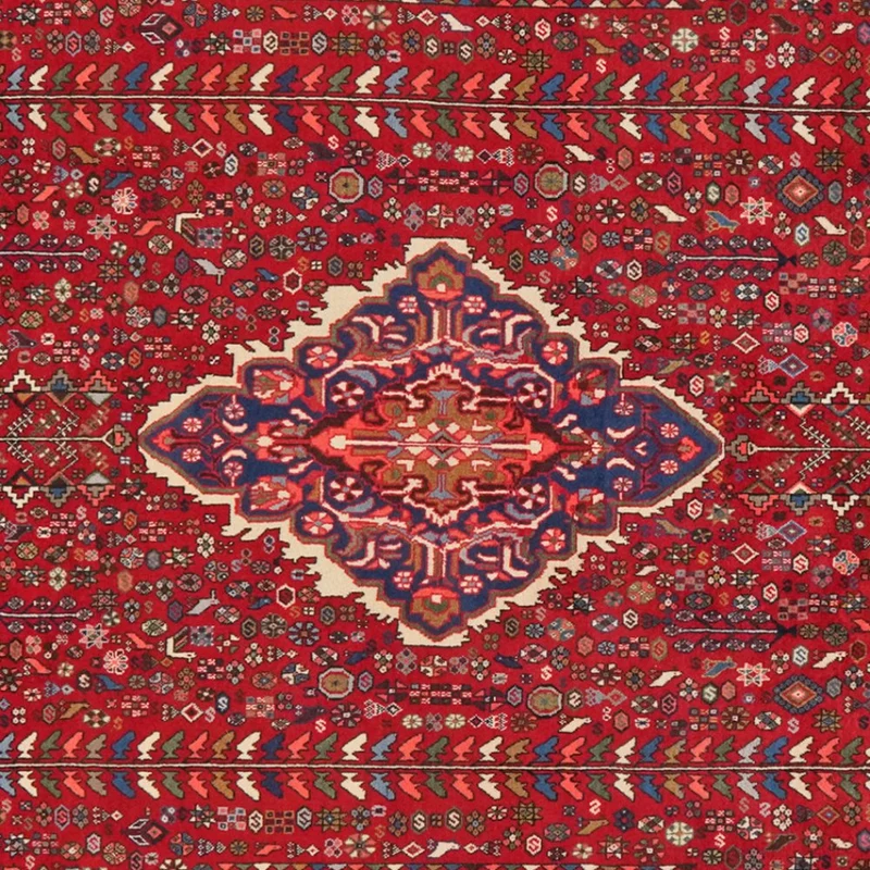 Abadeh · Handgeknüpft – Rot, 302x209 cm