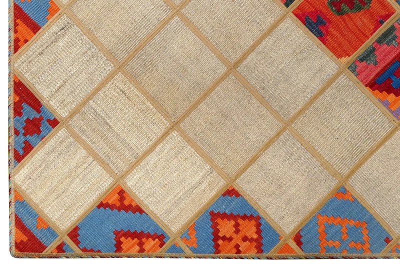 Kelim Tekkeh · Handgewebt – Beige, 200x150 cm