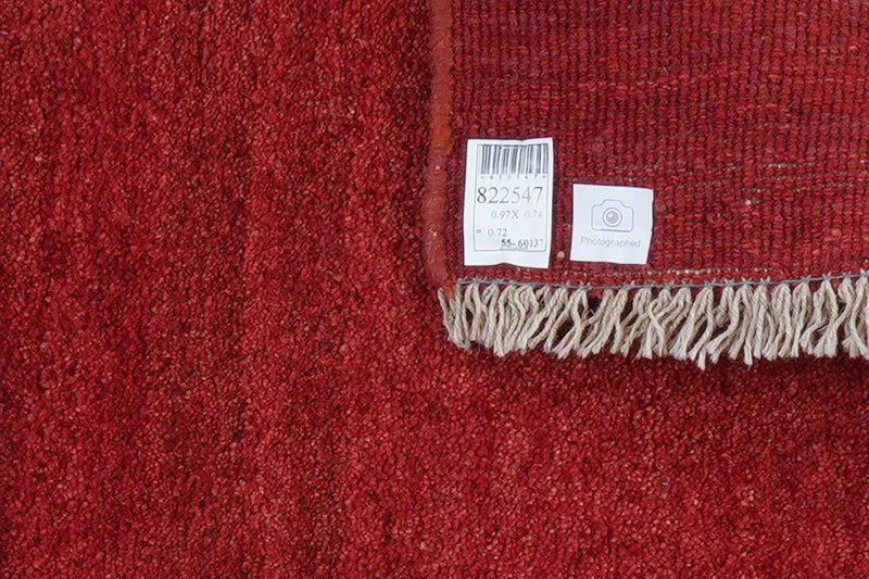 Gabbeh · Handgeknüpft – Rot, 97x74 cm