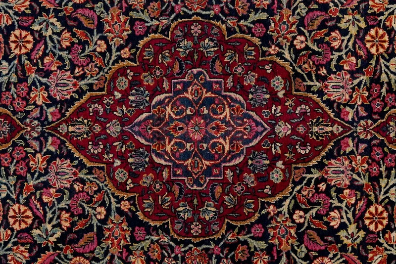 Kashan · Handgeknüpft – Beige, 200x134 cm